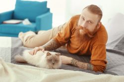 Творческий конкурс в instagram от Кота-Обормота к мужскому празднику на тему «Мой мужественный кот»