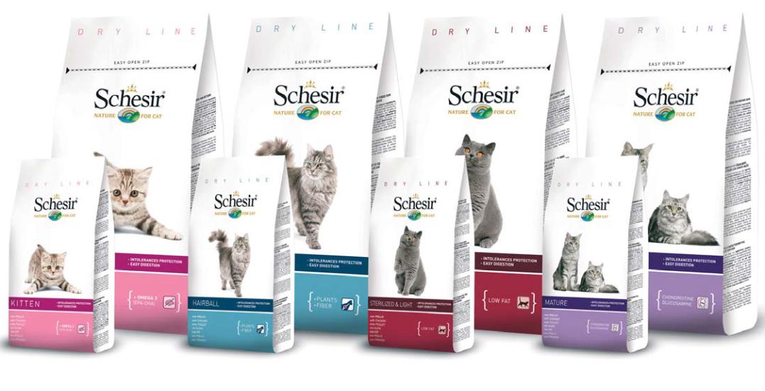 Обзор сухого корма для кошек Schesir