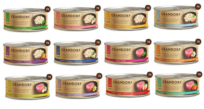 Обзор консервированного корма Grandorf - безупречное качество