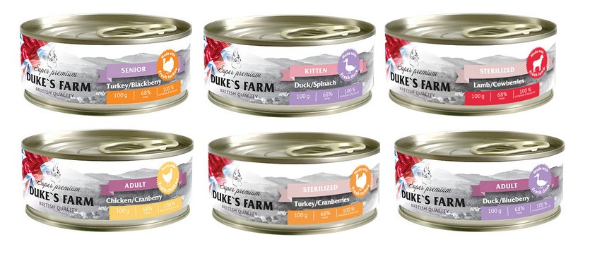 Обзор консервированного корма Duke's Farm