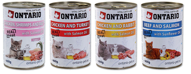 Обзор консервированного корма Ontario
