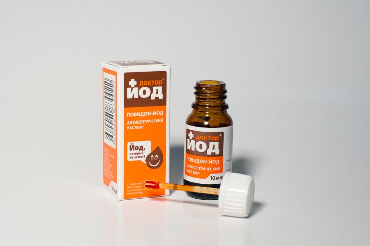 повидон йод во флаконе