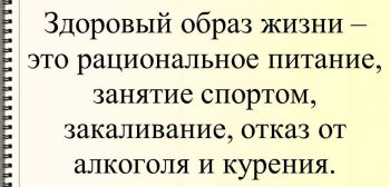 Что такое здоровый образ жизни, и каковы его составляющие