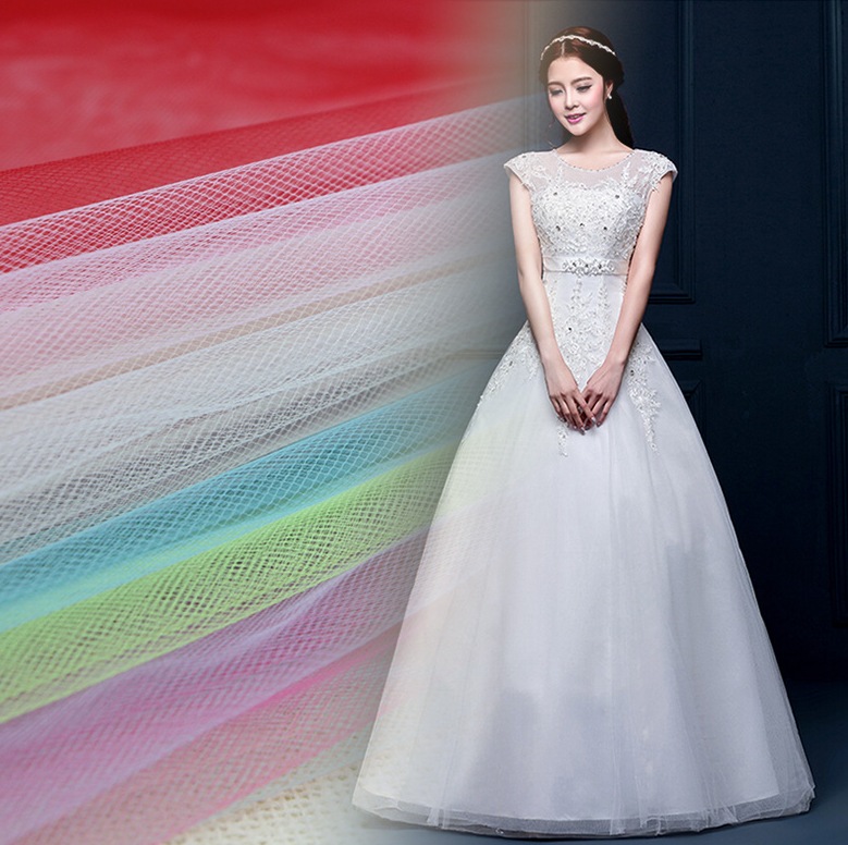 сетка идеальна для свадебных платьев