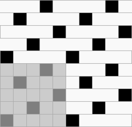 схема сатинового плетения 5/2