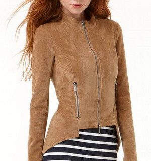 пиджак из замши