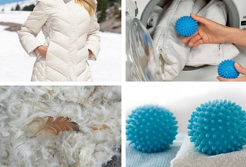 стирка пуховика