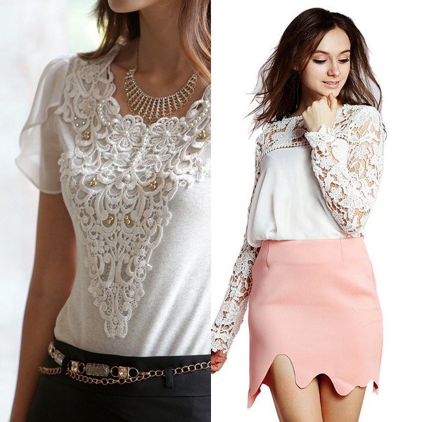 блузки из гипюра