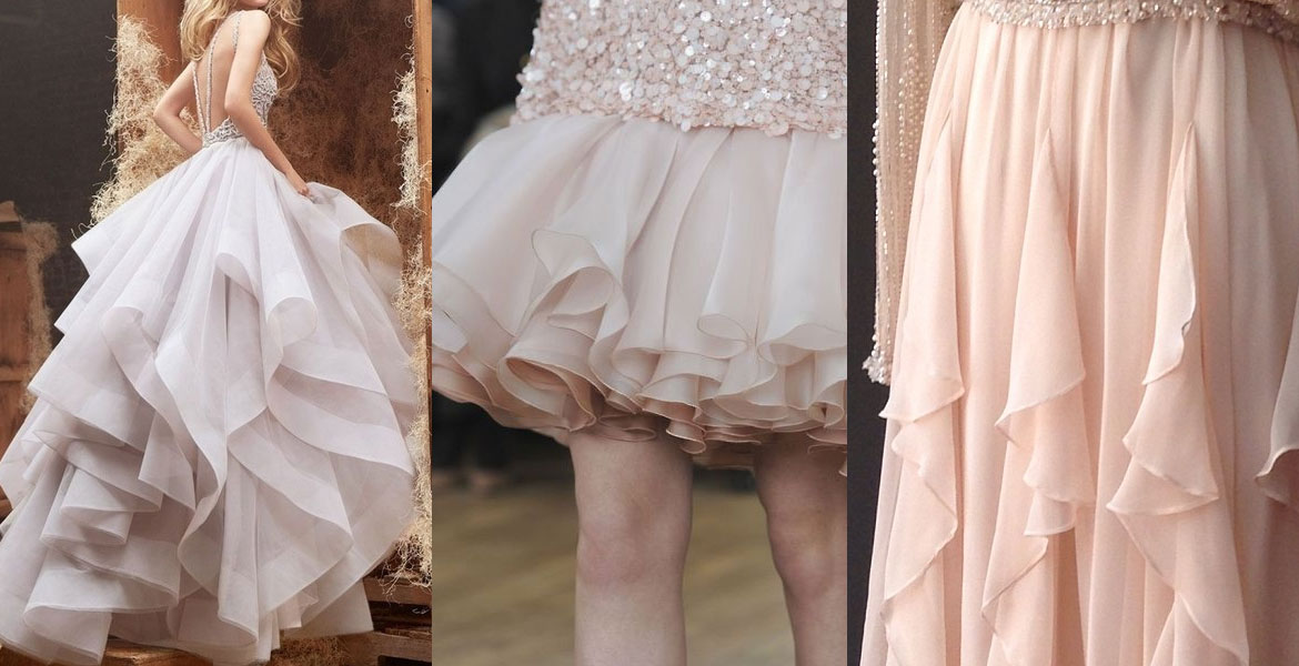 юбки из шифона