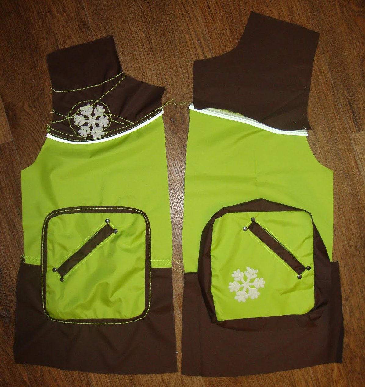 выкройка куртки с термофинном