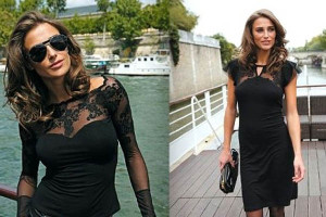 маленькое черное платье из французского трикотажа