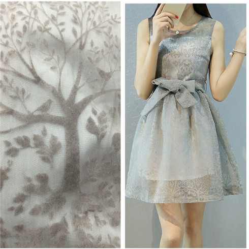 платье из шелковой органзы