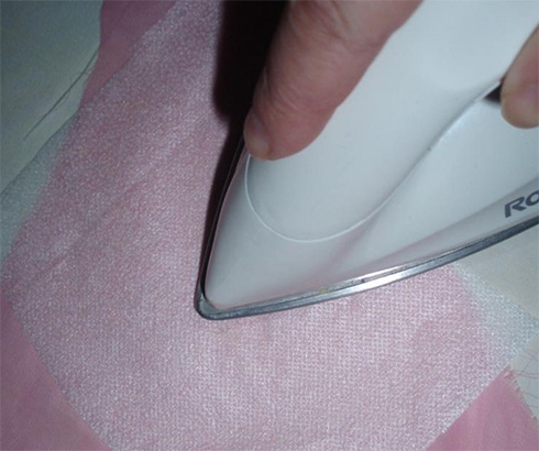 приклеивание флизелина