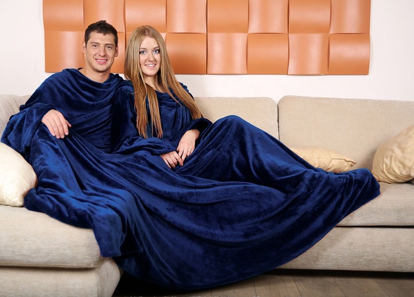 двойной плед с рукавами