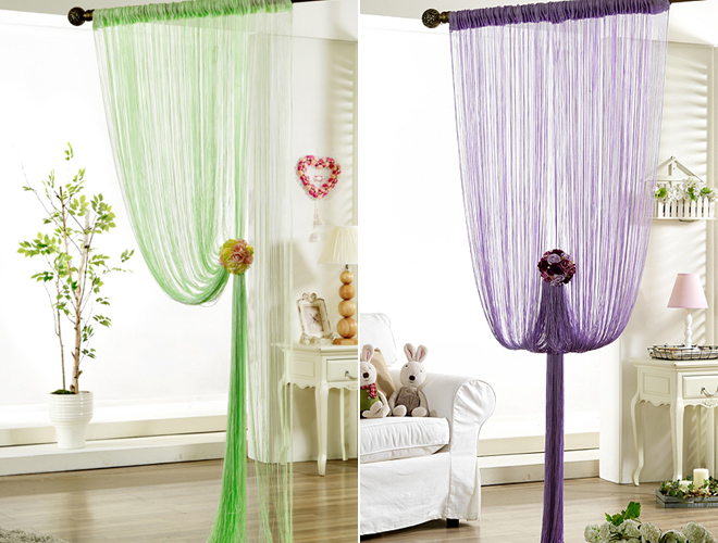 Шторы кисея (нитяные шторы) в интерьере: как выбрать, рекомендации по дизайну