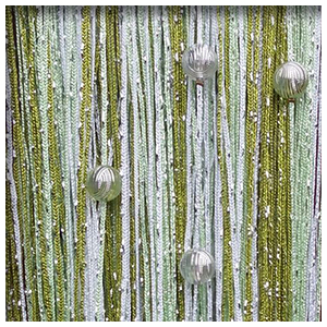 дизайн нитяных штор